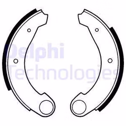 Bromsbackar Bak LS1159 1962-89 2CV, AMI, Dayne