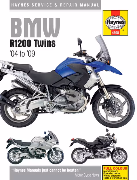 Haynes H4598 2004-09 BMW R1200 Twin (Engelsk,text)