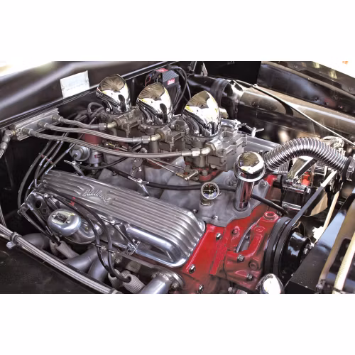 Insug Chevrolet 262–400 Small-Block V8 med gjutjärnstoppar 1955–1986