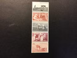 NORDISKA MUSEET 100 ÅR facit nr 832-836 postfriskt block