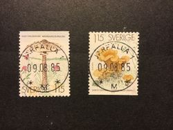 SVAMPAR 1978 facit nr 1058 och 1059 LYXST JÄRFÄLLA 1