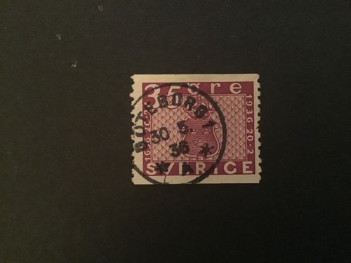 FACIT NR 252 Praktstämplat GÖTEBORG 1