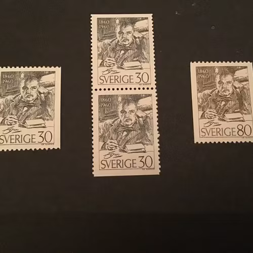 ANDERS ZORN 1960 facit nr 509-510 postfrisk serie