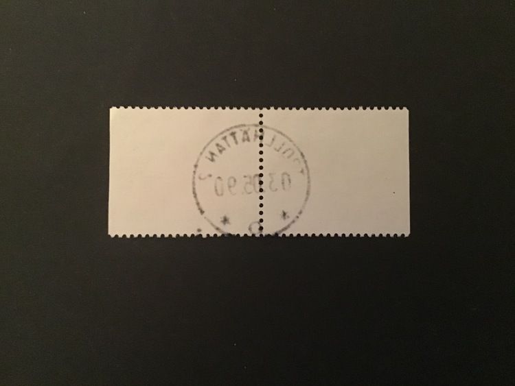 NATIONALPARKER 2  facit nr 1600 SX lyxstämplat par TROLLHÄTTAN