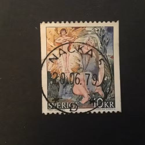 GÅSLISA 1973 facit nr 849 lyxstämplat NACKA 5