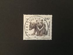 VILDA DJUR 2 facit nr 1773 B lyxstämplat LUDVIKA 1