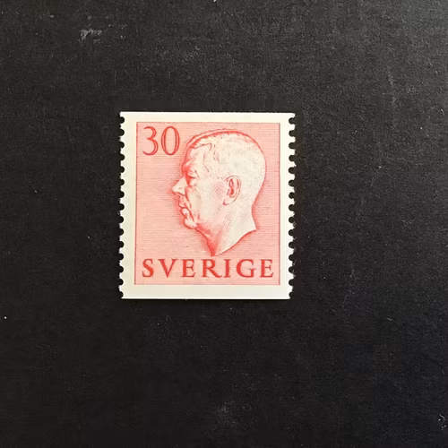 GUSTAF VI ADOLF TYP I facit nr 410 postfriskt märke