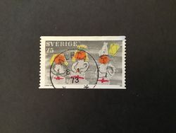JULFRIMÄRKEN 1972 facit nr 795 praktstämplat ALFTA