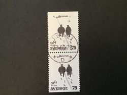 OSKAR ANDERSSON 1977 facit nr 998 BB lyxstämplat par TIBRO 1