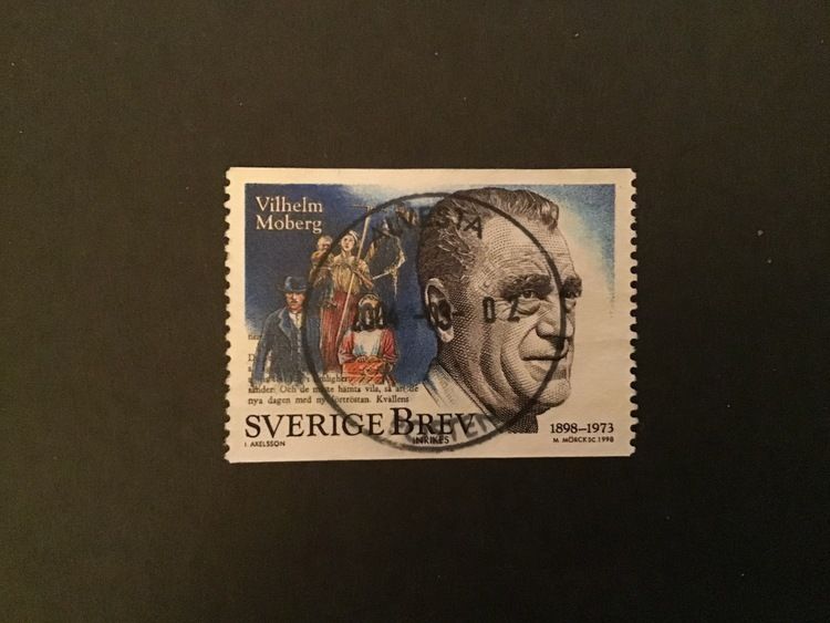 VILHELM MOBERG 1998 facit nr 2081 lyxstämplat ALVESTA