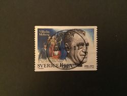 VILHELM MOBERG 1998 facit nr 2081 lyxstämplat ALVESTA