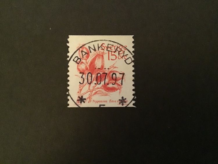 FRUKTER 1983 facit nr 1243 lyxstämplat BANKERYD