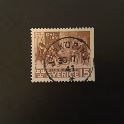 BIBELN 1941 facit nr 328 B2 praktstämplat JÖNKÖPING