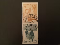 JULFÖBEREDELSER 1977 facit nr 1023 SX lyxstämplat par GÖTEBORG 8