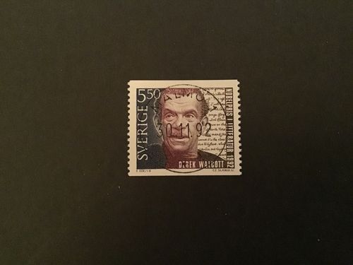 NOBELPRISTAGARE 1992 facit nr 1770 lyxstämplat MALMÖ 1