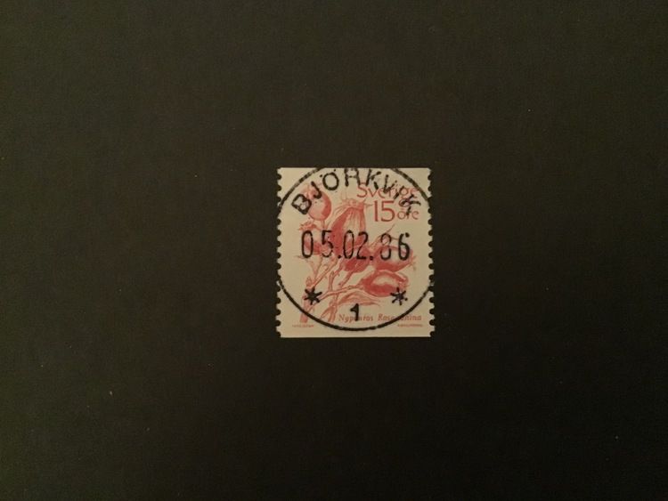 FRUKTER 1983 facit nr 1243 lyxstämplat BJÖRKVIK