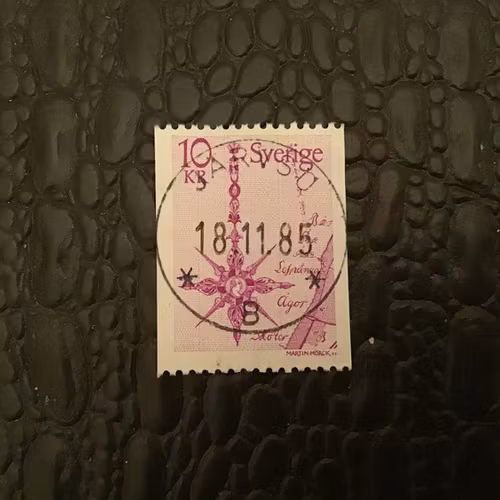 NORRPIL facit nr 1054 lyxstämplat JÄRVSÖ