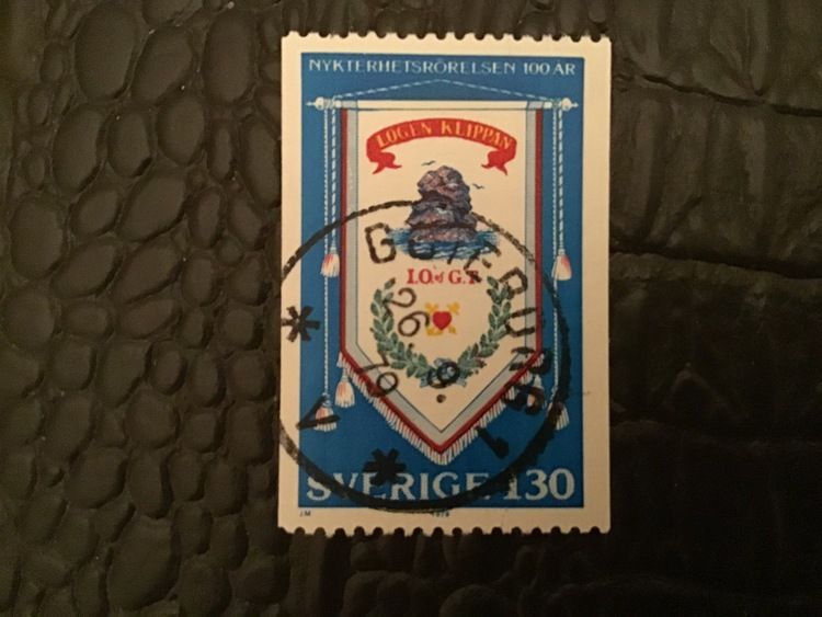 SVENSKA NYKTERHETSRÖRELSEN facit nr 1089 praktstämplat GÖTEBORG 1