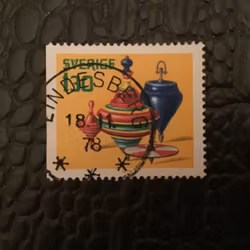 GAMLA LEKSAKER facit nr 1066 praktstämplat LINDESBERG