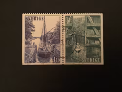 GÖTA KANAL, facit nr 1087 SX stämplat par