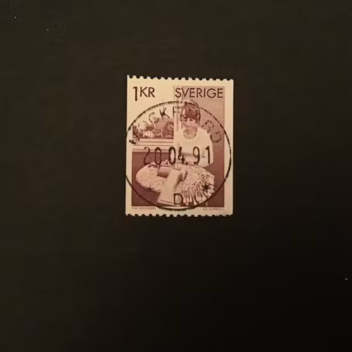 KNYPPLERSKA facit nr 955 A lyxstämplat MOCKFJÄRD
