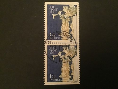 JULPOST 1980 facit nr 1150 BB lyxstämplat par LINKÖPING 6