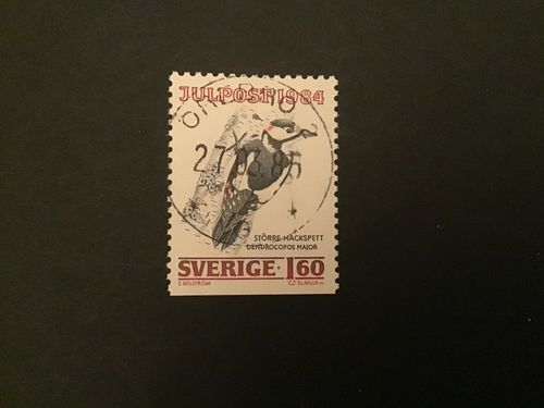 JULPOST 1984 facit nr 1326 lyxstämplat ÖREBRO 2