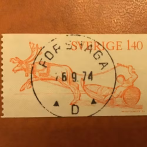 LAPONIA facit nr 777 lyxstämplat FORSHAGA