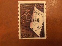 MASSA OCH PAPPER facit nr 1637 lyxstämplat BODEN 1