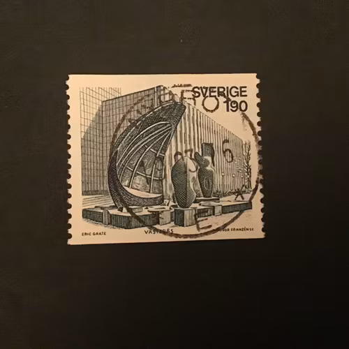 VINDARNAS GROTTA facit nr 953 LYXSTÄMPLAT NYBRO