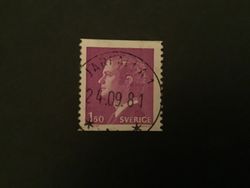 CARL XVI GUSTAF TYP I facit nr 1130 A praktstämplat JÄRFÄLLA 1