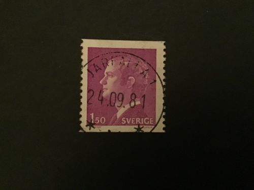 CARL XVI GUSTAF TYP I facit nr 1130 A praktstämplat JÄRFÄLLA 1