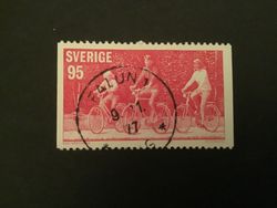 MOTIONSIDROTT facit nr 995 praktstämplat MÄRKE FALUN 1  9.11.77