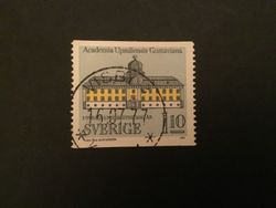 UPPSALA UNIVERSITET 500 ÅR 1977 facit nr 1005 A LYXSTÄMPLAT VISBY 16.07.77