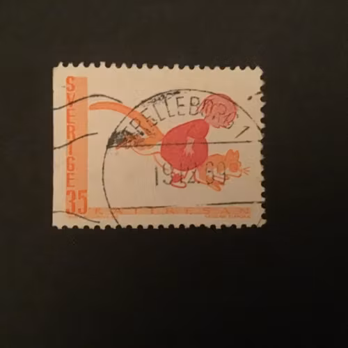 SVENSKA SAGOR facit nr 678 B1 praktstämplat  TRELLEBORG 1