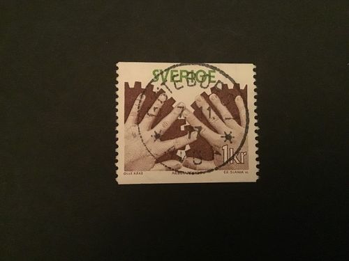 ARBETARSKYDD facit nr 982 lyxstämplat GÖTEBORG 1