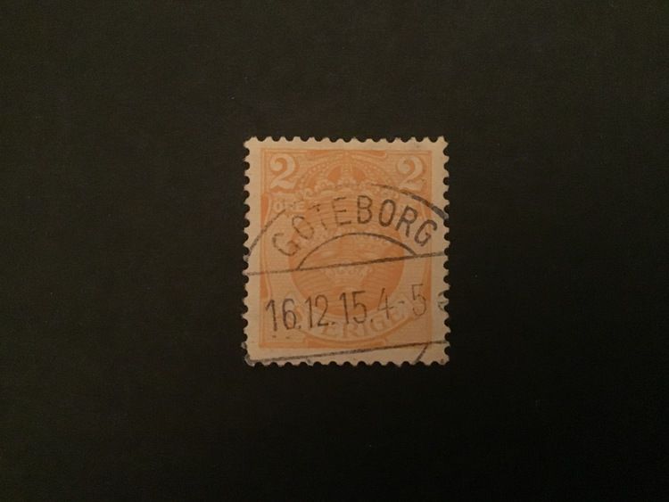 LILLA RIKSVAPNET facit nr 72 Praktstämplat GÖTEBORG