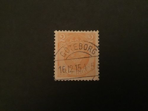 LILLA RIKSVAPNET facit nr 72 Praktstämplat GÖTEBORG