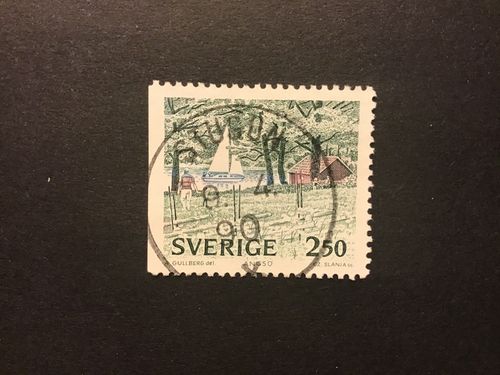 NATIONALPARKER 2 facit nr 1599 lyxstämplat STUGUN