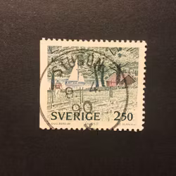 NATIONALPARKER 2 facit nr 1599 lyxstämplat STUGUN