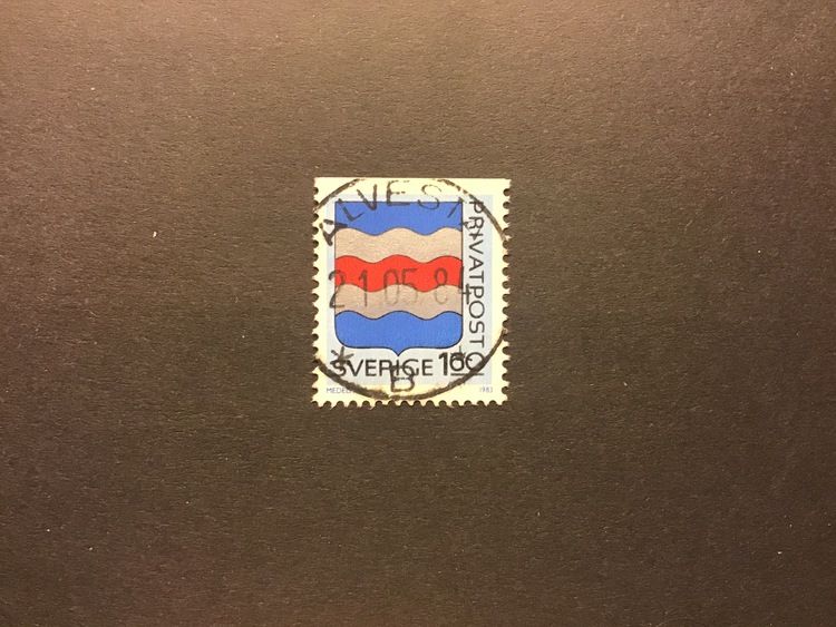 RABATTMÄRKEN V facit nr 1251 lyxstämplat ALVESTA