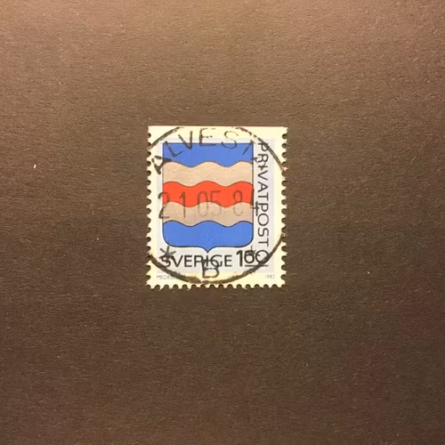 RABATTMÄRKEN V facit nr 1251 lyxstämplat ALVESTA