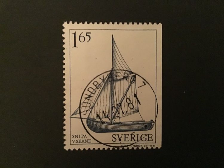ALLMOGEBÅTAR facit nr 1174 lyxstämplat SUNDBYBERG 7