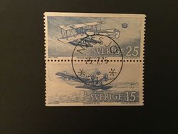 POSTFLYG 1972 facit nr 780 SX lyxstämplat par NÄSSJÖ