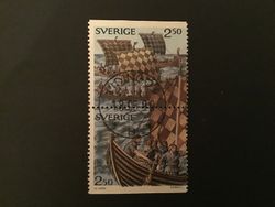 VIKINGAR 1990 facit nr 1614 SX lyxstämplat par LIDINGÖ 6