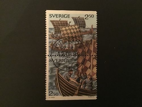 VIKINGAR 1990 facit nr 1614 SX lyxstämplat par LIDINGÖ 6