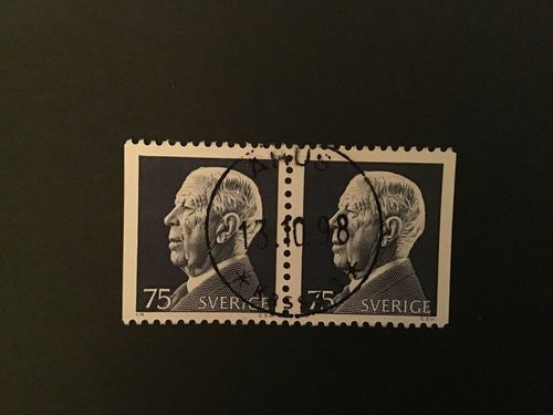 GUSTAF VI ADOLF facit nr 796 BB lyxstämplat par ÅHUS