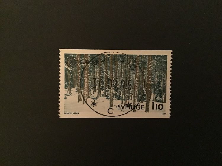 EUROPA VI LANDSKAP facit nr 1006 lyxstämplat MULLSJÖ