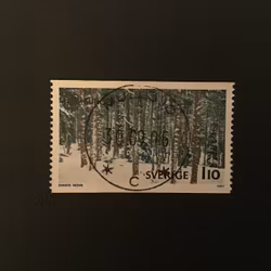 EUROPA VI LANDSKAP facit nr 1006 lyxstämplat MULLSJÖ
