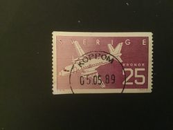 SVENSK FLYGINDUSTRI facit nr 1444 praktstämplat KOPPOM